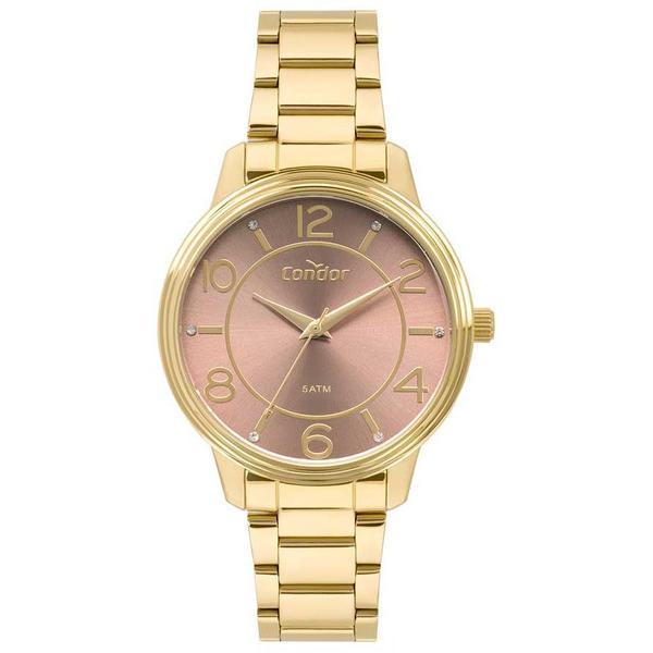 Relógio Condor Feminino Dourado Analógico Co2035krh/4m