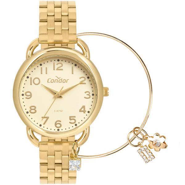 Relógio Condor Feminino Dourado Co2035muq/k4d