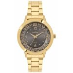 Relógio Condor Feminino Dourado Flor Co2039bf/4f