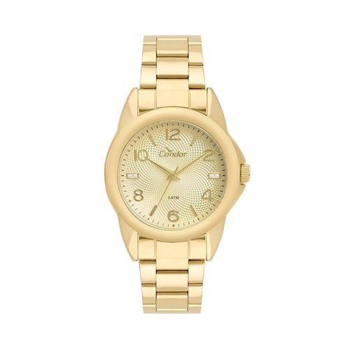 Relógio Condor Feminino Dourado Kit Co2035kue/K4d
