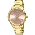 Relógio Condor Feminino Dourado Lilás Brilhante CO2035KR/H4T