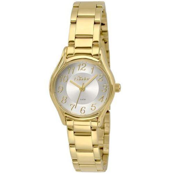 Relogio Condor Feminino Dourado Pequeno a Prova Dagua CO2035KRP/4K