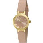 Relógio Condor Feminino Dourado Pulseira Couro