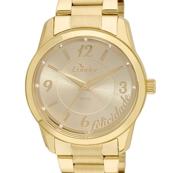 Relógio Condor Feminino Fashion Co2035kuo/4d Dourado