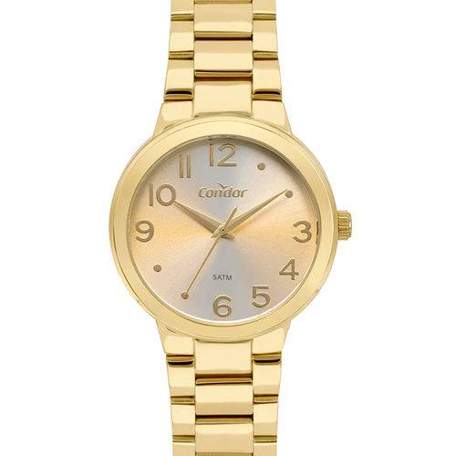 Relógio Condor Feminino Fashion Dourado Fundo Degradê CO2035KXP/4K