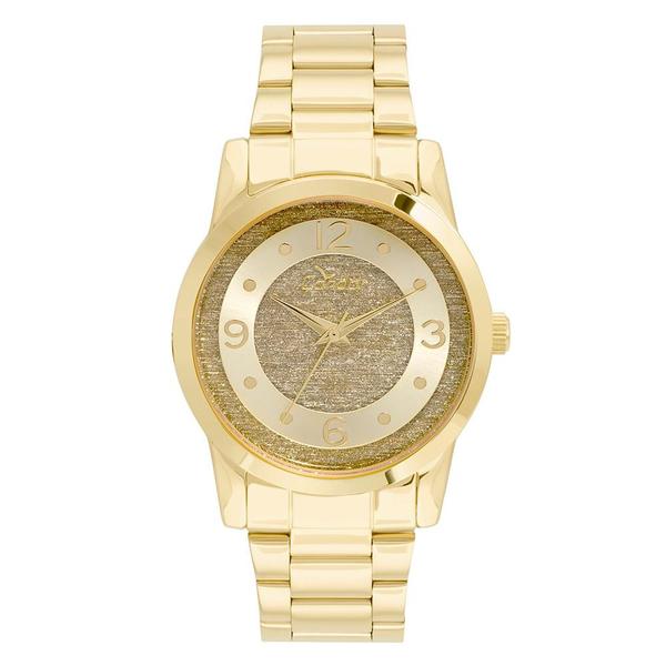 Relógio Condor Feminino Glitter Dourado - CO2039AN/4D