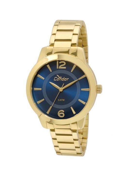 Relógio Condor Feminino Metal Dourado CO2035KQE4A