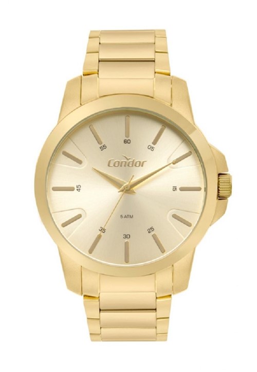 Relógio Condor Feminino Metal Dourado CO2035MTF4D - Kanui