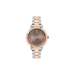 Relógio Condor Feminino Prata e Rose - Co2039Bh/5M