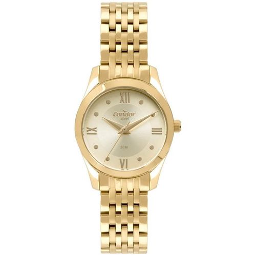 Relógio Condor Feminino Ref: Co2035mpx/4x Dourado Inox