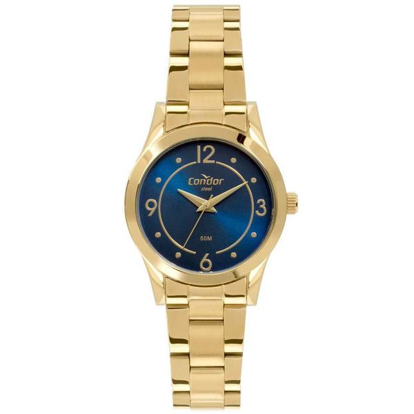 Relógio Condor Feminino Ref: Co2035mpz/4a Aço Dourado