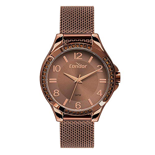 Relógio Condor Feminino Ref: Co2035mtm/4m Fashion Chocolate