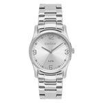 Relógio Condor Feminino Ref: Co2036kwl/1k Inox Prata