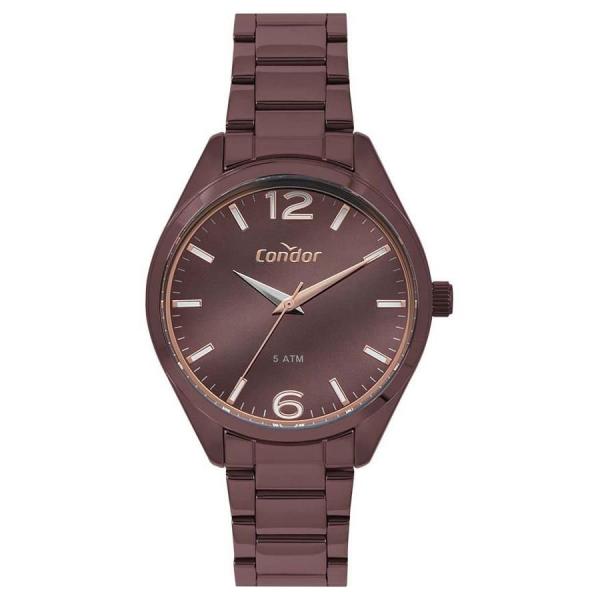 Relógio Condor Feminino Ref: Co2036muc/4m Fashion Chocolate