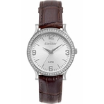 Relógio Condor Feminino Ref: Co2039bk/2k Fashion Inox