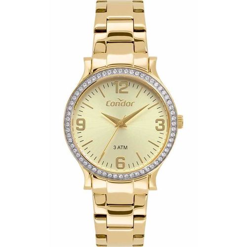 Relógio Condor Feminino Ref: Co2039bo/1d Fashion Dourado