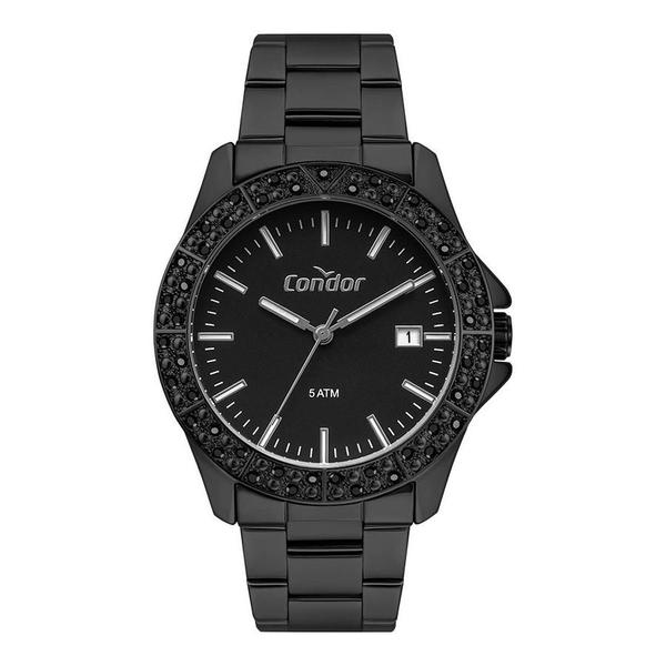 Relógio Condor Feminino Ref: Co2115kwl/k4p Black + Semijóia