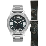 Relógio Condor Kit Prata Metal/couro Co2115kua/t3a