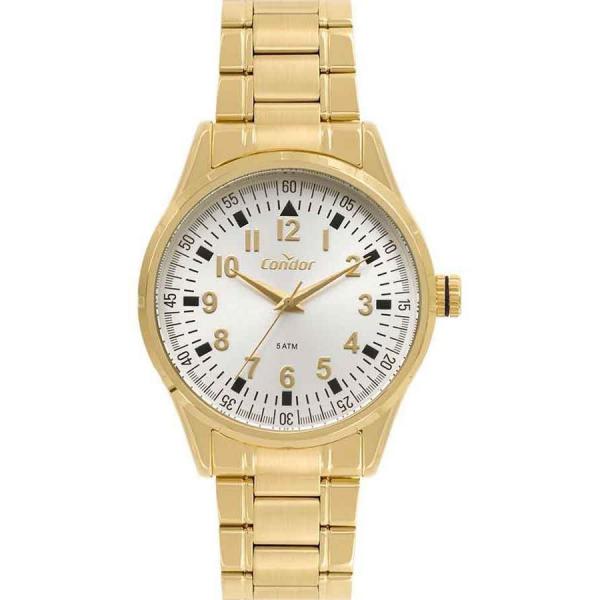 Relógio Condor Masculino Casual Dourado Co2036kwe/4k