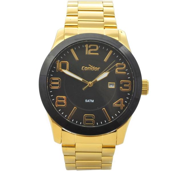 Relógio Condor Masculino Casual Dourado CO2115KTS/4P