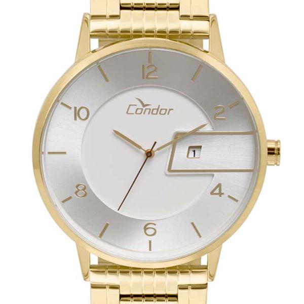 Relógio Condor Masculino Casual Grande COGM10AA/4K Dourado