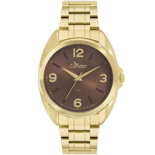 Relógio Condor Masculino Casual Metal Dourado - Co2035kve/k4m