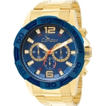 Relógio Condor Masculino Civic Azul e Dourado COVD54AA/4A