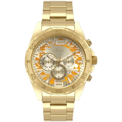 Relógio Condor Masculino Civic Dourado Cojp25aa/4D