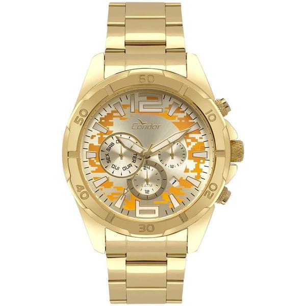 Relógio Condor Masculino Civic Dourado COJP25AA/4D