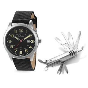 Relógio Condor Masculino CO2115SS/K3P + Canivete