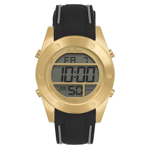 Relógio Condor Masculino Digital Dourado Cobj3463af/3D