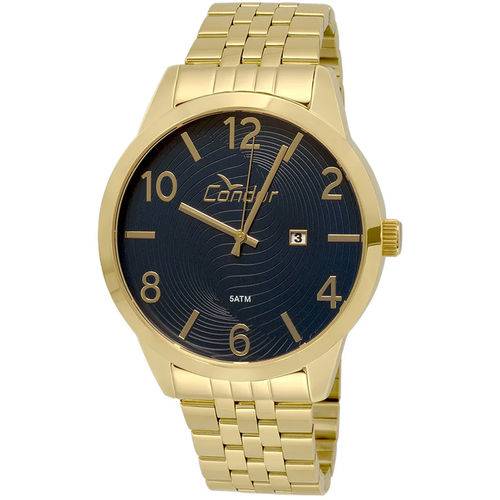 Relógio Condor Masculino Dourado 18k Casual - CO2115WL4A