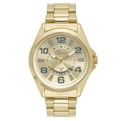 Relógio Condor Masculino Speed Dourado - Co2115kta/k4d