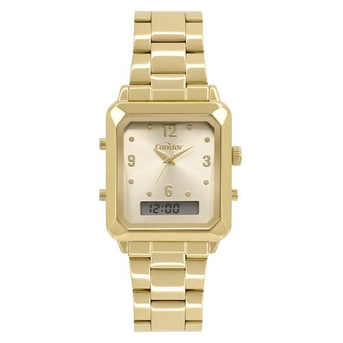 Relógio Condor Top Fashion Feminino Dourado Cobj3718ab/4x