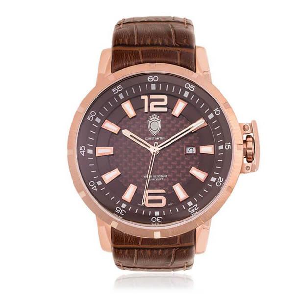 Relógio Constantim Lucern Executive ZW30205R Rose Brown