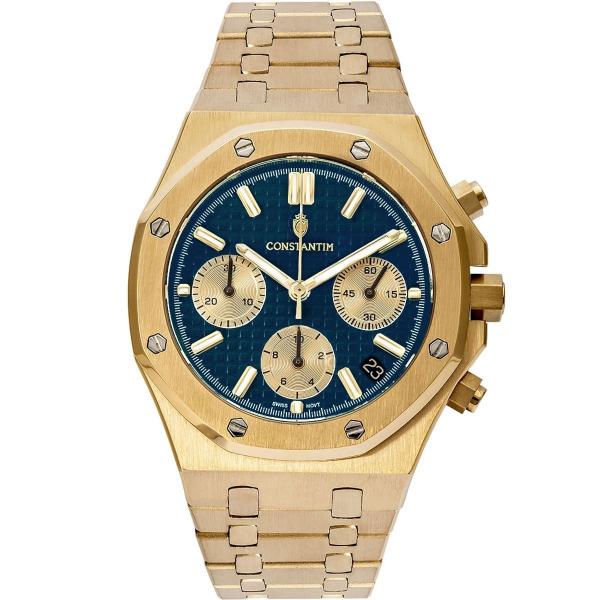 Relógio Constantim ZW30429A Gold Blue