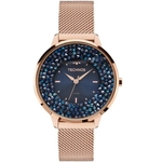 Relógio Crystal Rose Gold Technos 2035MLE/4A