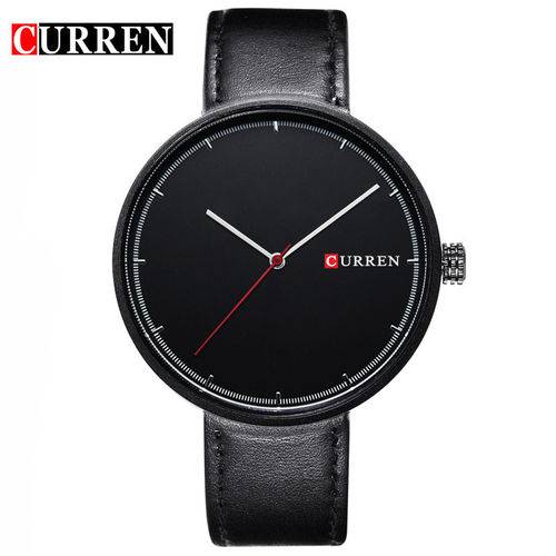 Relógio Curren Masculino Couro Quartz Modelo 8223