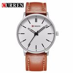 Relógio Curren Masculino Couro Quartz Modelo 8233