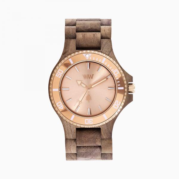 Relógio Date MB Nut Rough Rose WeWOOD