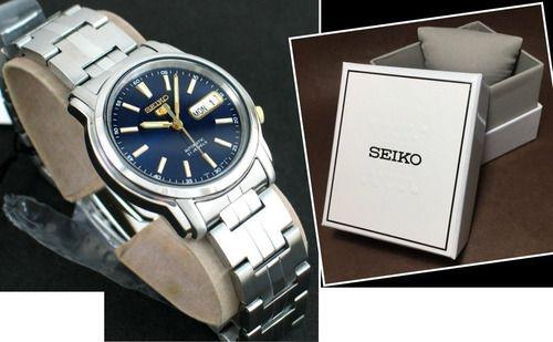 Relógio de Aço Inox Seiko 5 Snkl 79k1 Automático Masculino