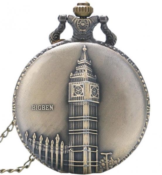 Relógio de Bolso Big Ben Inglaterra Quartzo - Renascença