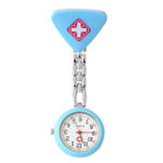 Relógio de Bolso Lapela Jaleco Medicina Enfermagem Triangulo Cor Azul