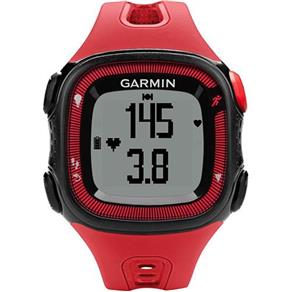 Relógio de Corrida com GPS Forerunner 15 Grande Vermelho e Preto