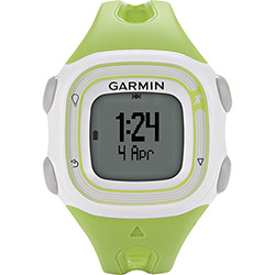 Relógio de Corrida Garmin Forerunner 10 com GPS Verde e Branco