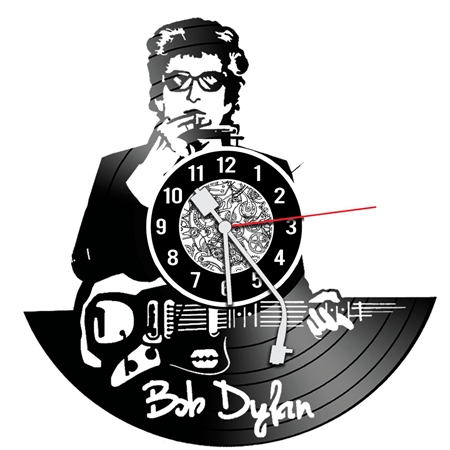Relógio de Disco de Vinil Bob Dylan