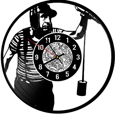 Relógio de Disco de Vinil Chaves