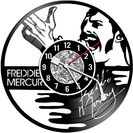 Relógio de Disco de Vinil Freddie Mercury