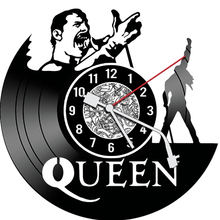 Relógio de Disco de Vinil Queen