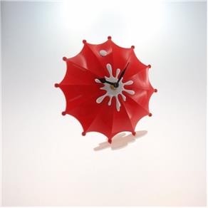 Relógio de Guarda Chuva Vermelho 15 Cm